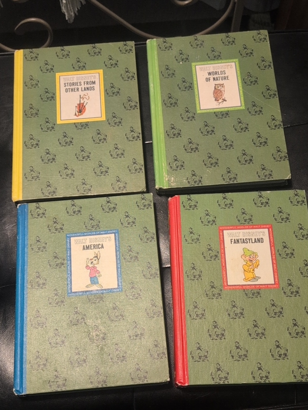 Vintage Walt Disney's Book Set Of Four